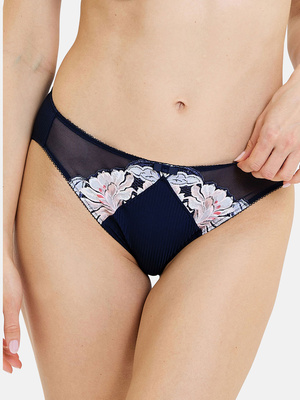 Culotte microfibre et dentelle