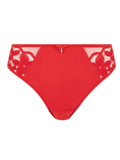 Culotte dentelle, tulle et microfibre