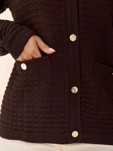 Cardigan manches longues