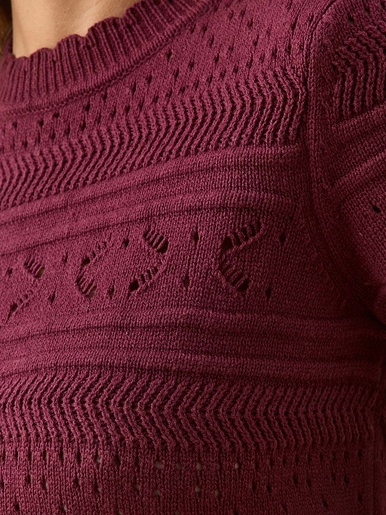 Pull point fantaisie ajouré