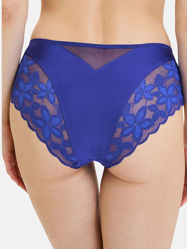 Culotte dentelle, tulle et microfibre
