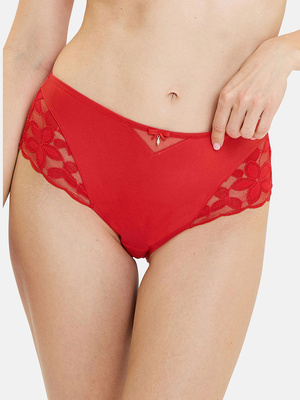 Culotte dentelle, tulle et microfibre