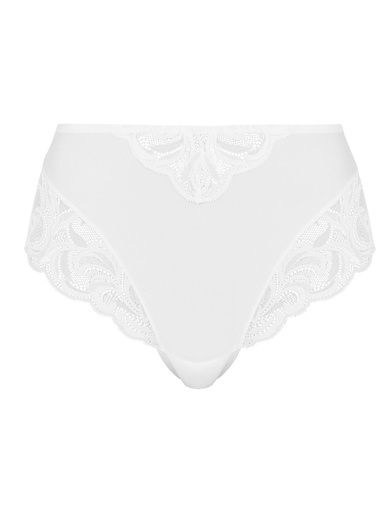Culotte haute dentelle et microfibre