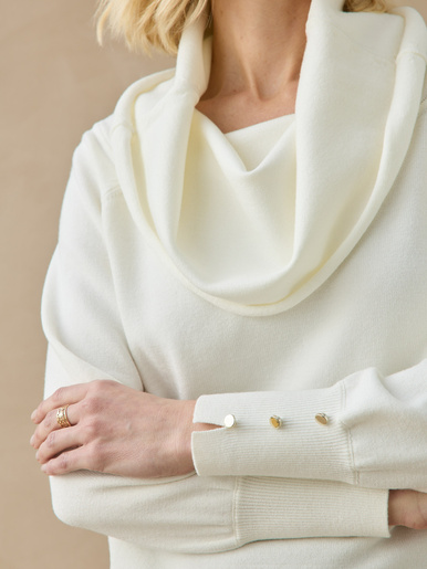 Pull col boule