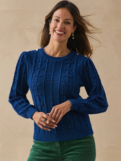 Pull en maille fantaisie