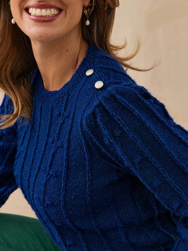 Pull en maille fantaisie
