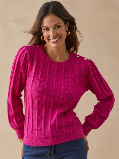 Pull en maille fantaisie