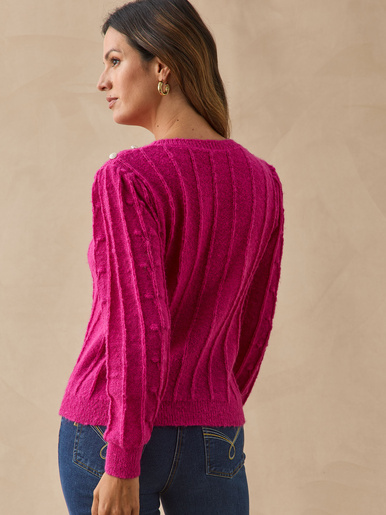 Pull en maille fantaisie