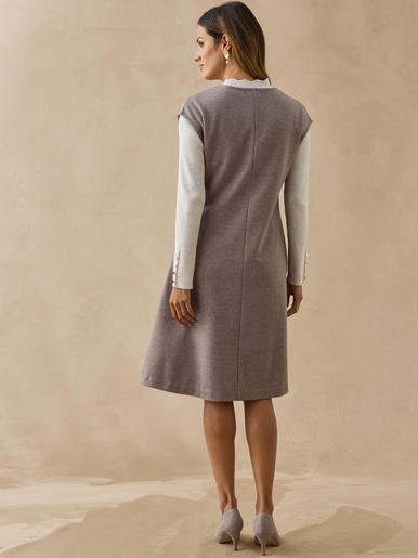 Robe ample sans manches col rond