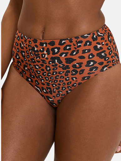 Culotte de bain taille haute