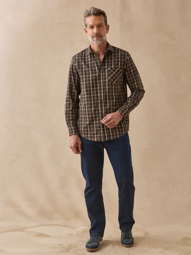 Chemise en flanelle grattée