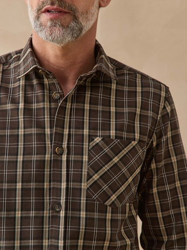 Chemise en flanelle grattée