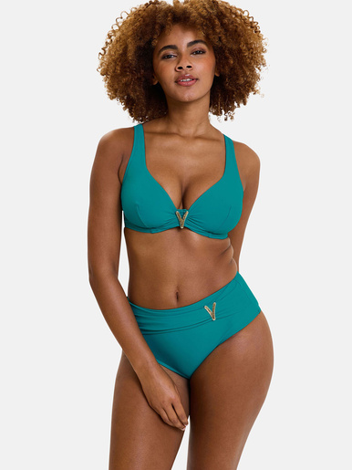 Culotte de bain taille haute