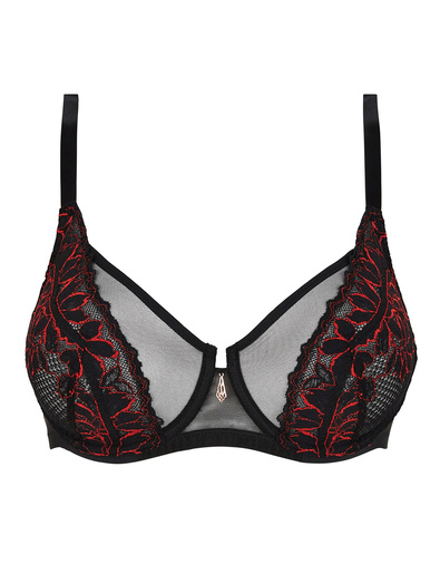 Soutien-gorge sexy corbeille à armatures