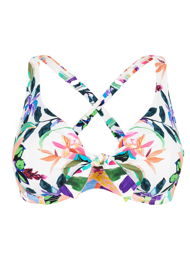 Haut de maillot de bain à armatures