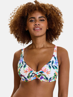 Haut de maillot de bain à armatures