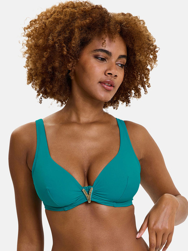 Haut de maillot de bain à armatures