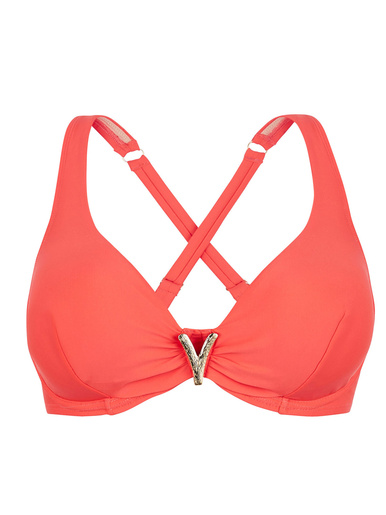 Haut de maillot de bain à armatures