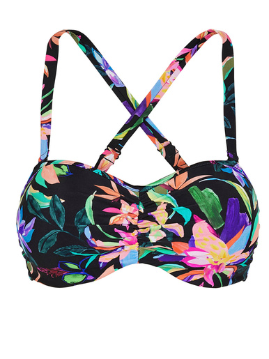 Maillot de bain bandeau à armatures