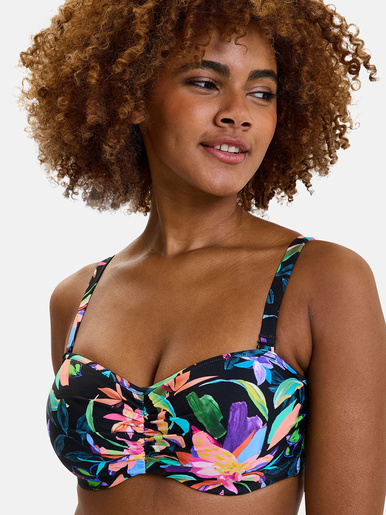 Maillot de bain bandeau à armatures