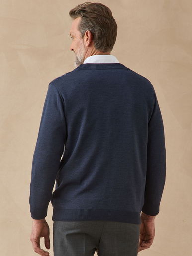 Gilet classique 30% laine