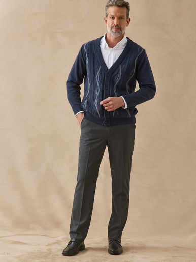 Gilet classique 30% laine