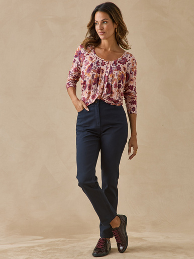 Pantalon 5 poches coupe droite