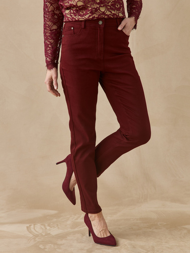 Pantalon 5 poches coupe droite