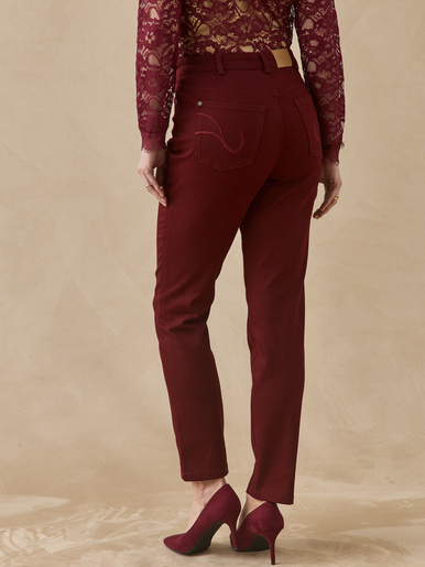 Pantalon 5 poches coupe droite