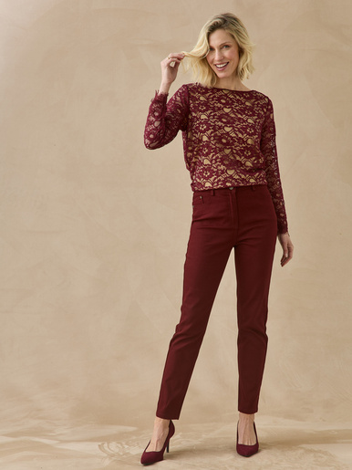 Pantalon 5 poches coupe droite