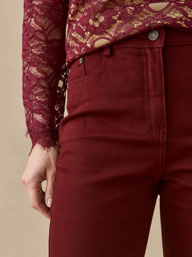 Pantalon 5 poches coupe droite