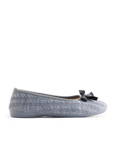Ballerines ultra souples aspect tricot