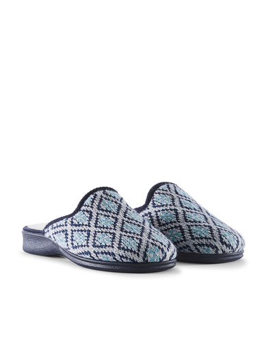 Pantoufles mules fourrées à enfiler