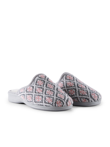 Pantoufles mules fourrées à enfiler