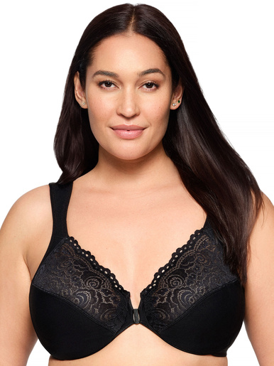 Soutien-gorge WonderWire à armatures - Glamorise - Noir