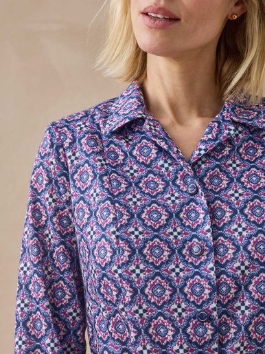 Robe classique en maille fluide
