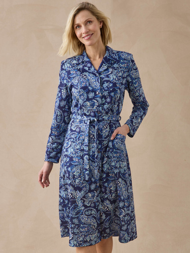 Robe toute boutonnée en maille