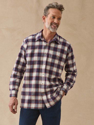 Chemise en flanelle pur coton