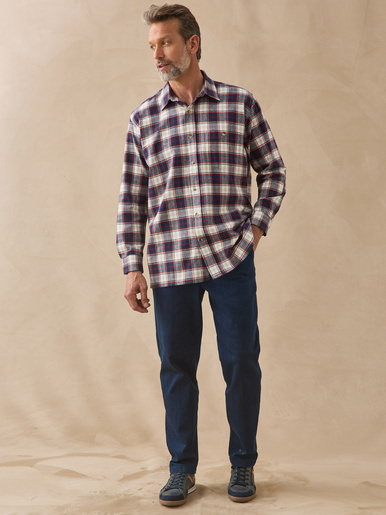 Chemise en flanelle pur coton