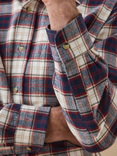 Chemise en flanelle pur coton
