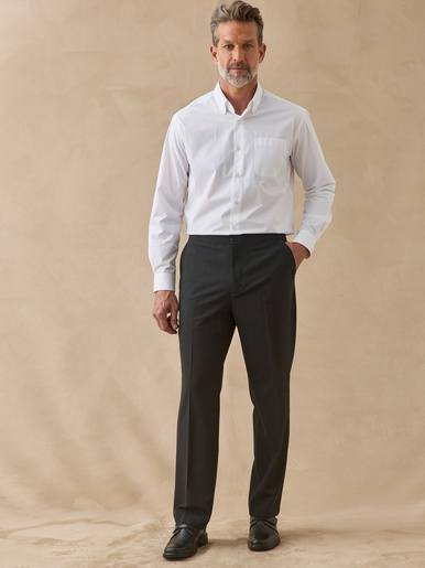 Pantalon en tissu polylaine