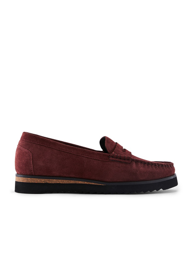 Mocassins à enfiler semelle compensée