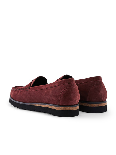 Mocassins à enfiler semelle compensée