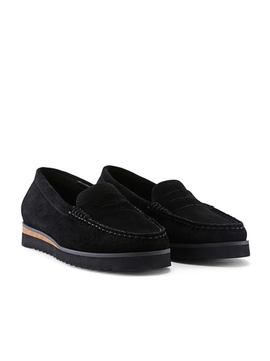 Mocassins à enfiler semelle compensée
