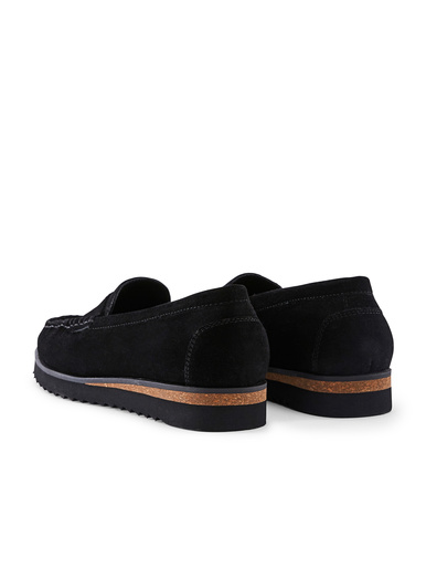 Mocassins à enfiler semelle compensée