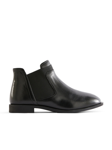 Boots cuir élastiquées côtés