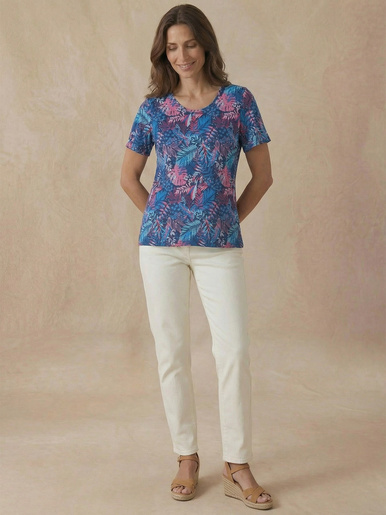 Tee-shirt manches papillon