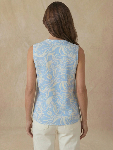 Blouse fluide sans manches