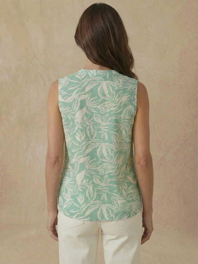 Blouse fluide sans manches