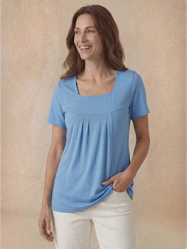 Tee-shirt ample encolure carrée